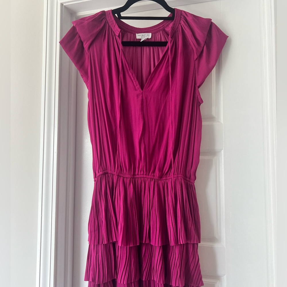 Current Air ZOEY PLEATED MINI DRESS